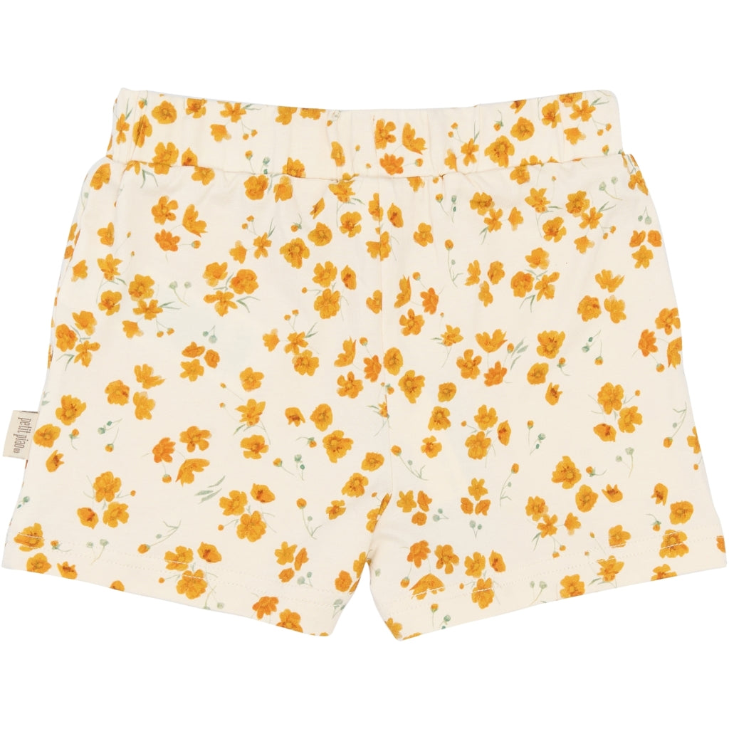 PETIT PIAO PPSun Shorts Shorts Eggnog Buttercup AOP