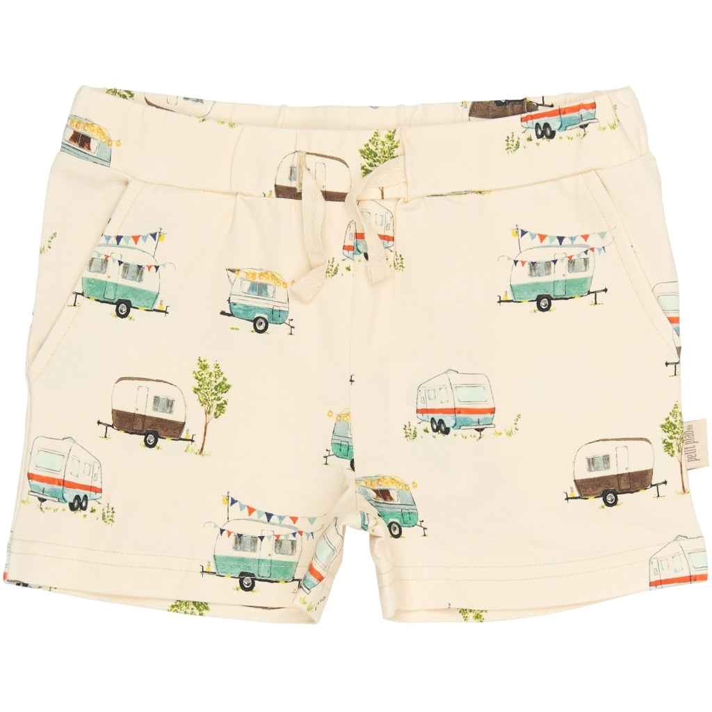 PETIT PIAO PPSun Shorts Shorts Eggnog Camper AOP