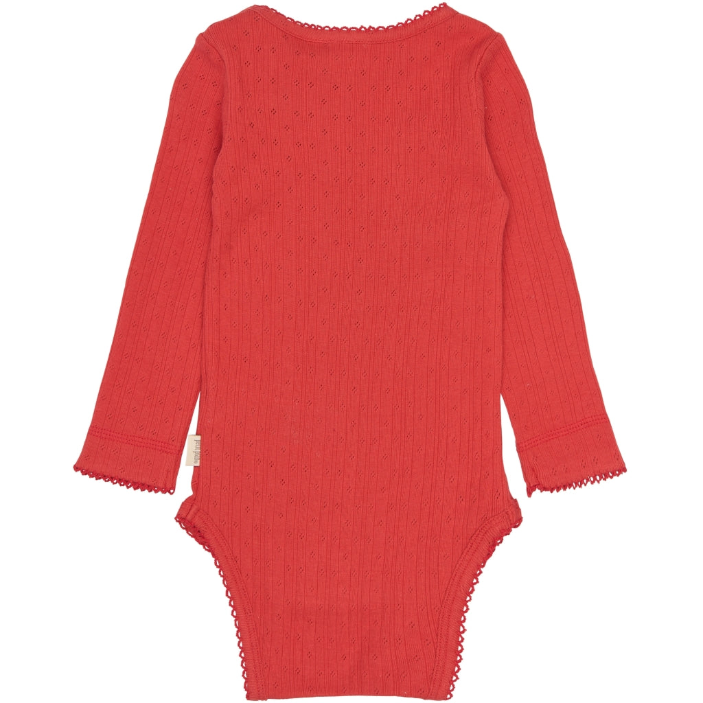 PETIT PIAO PPSuze L_S Pointelle Body Bodystockings Molten Lava