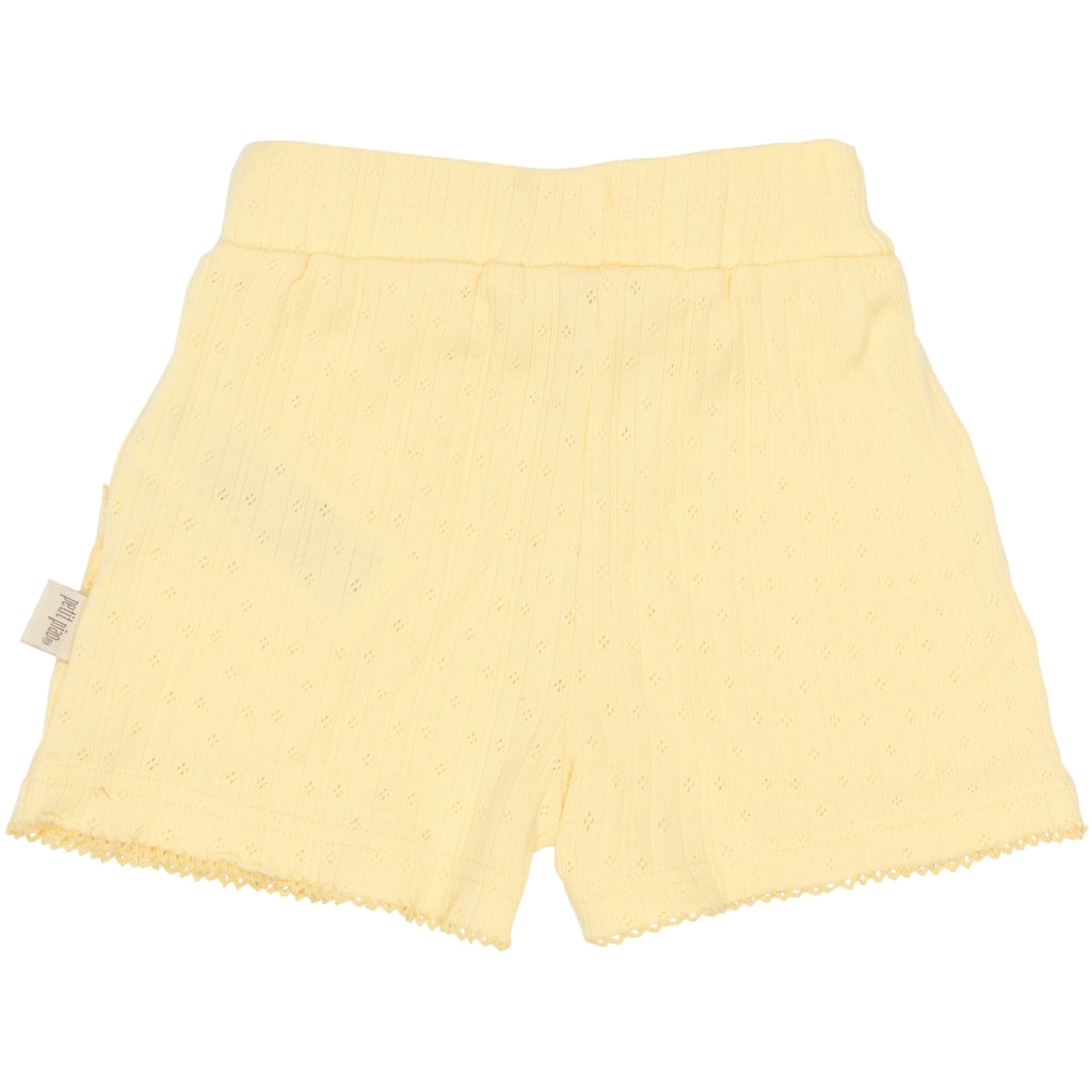 PETIT PIAO PPSuze Pointelle Shorts Shorts Mellow Yellow