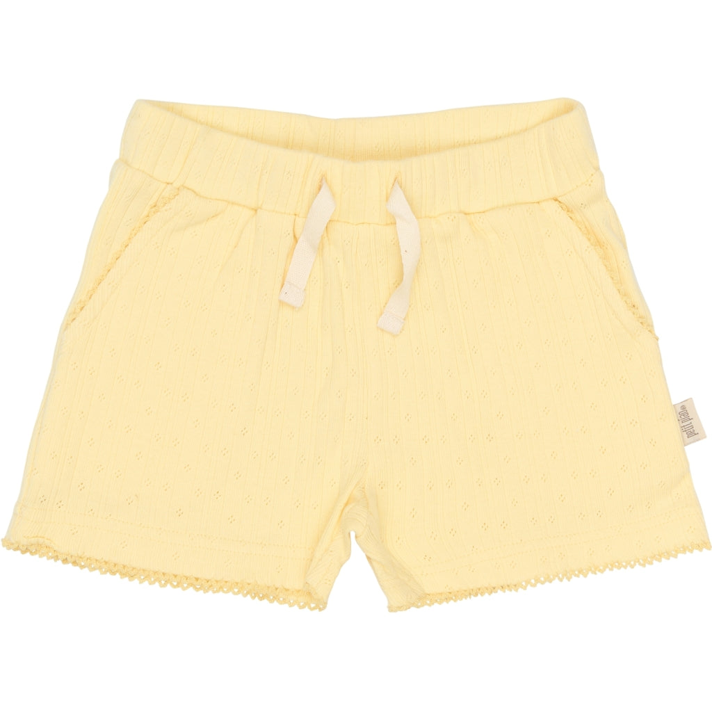 PETIT PIAO PPSuze Pointelle Shorts Shorts Mellow Yellow