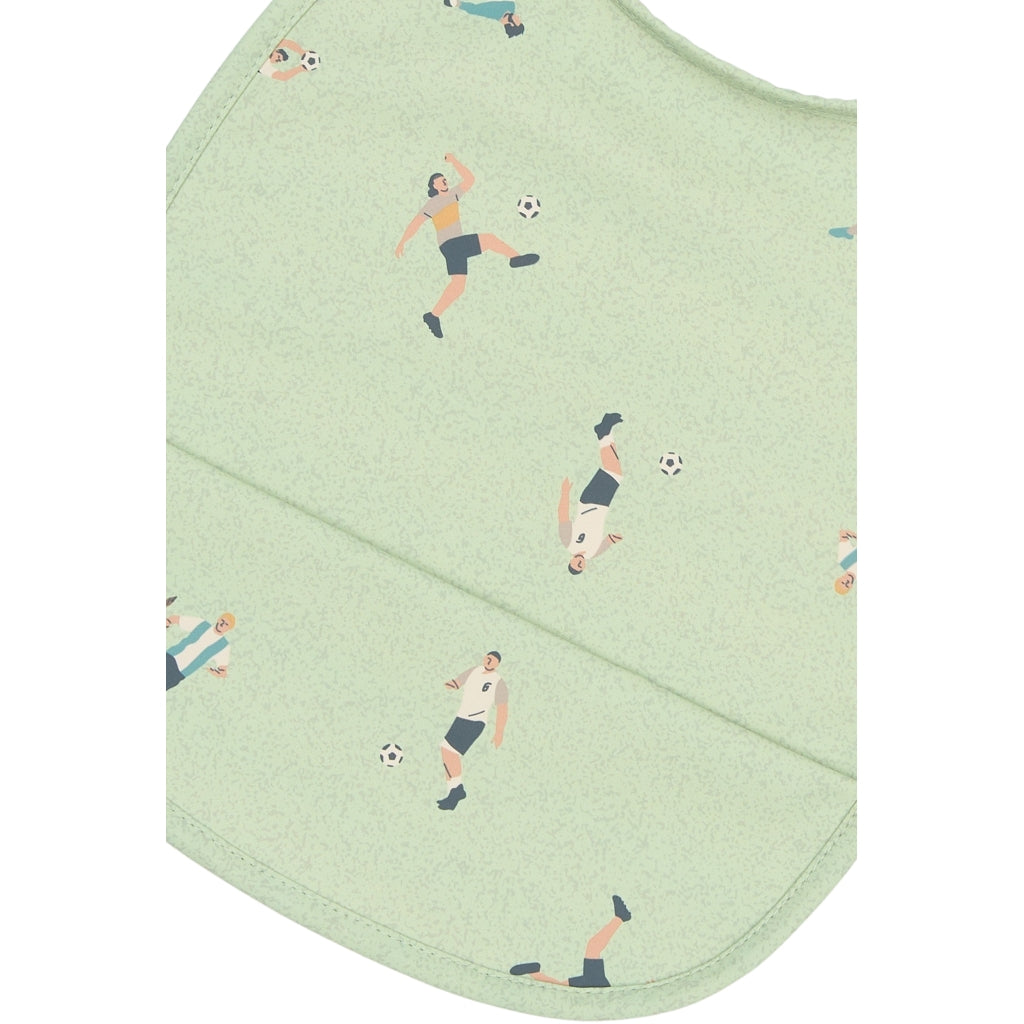 Mikk-Line PU Hagesmæk - Kort m/Print - Recycled Hagesmække og savlesmække Croco/Soccer