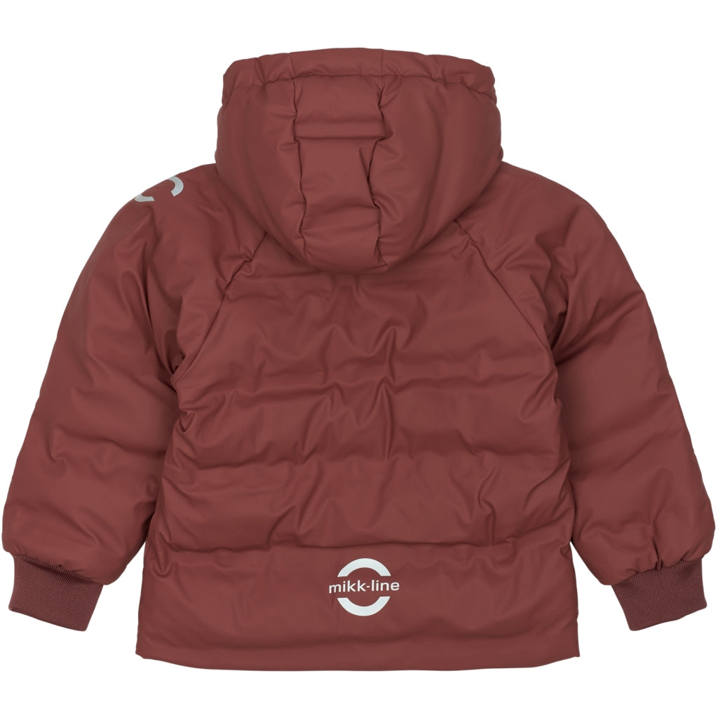 Mikk-Line PU Puffer Frakke Jakker Apple Butter