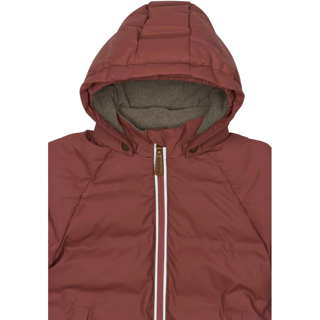 Mikk-Line PU Puffer Frakke Jakker Apple Butter