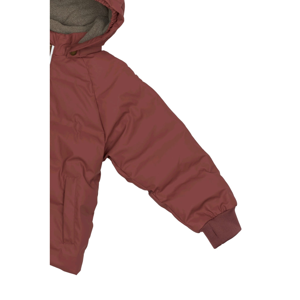 Mikk-Line PU Puffer Frakke Jakker Apple Butter