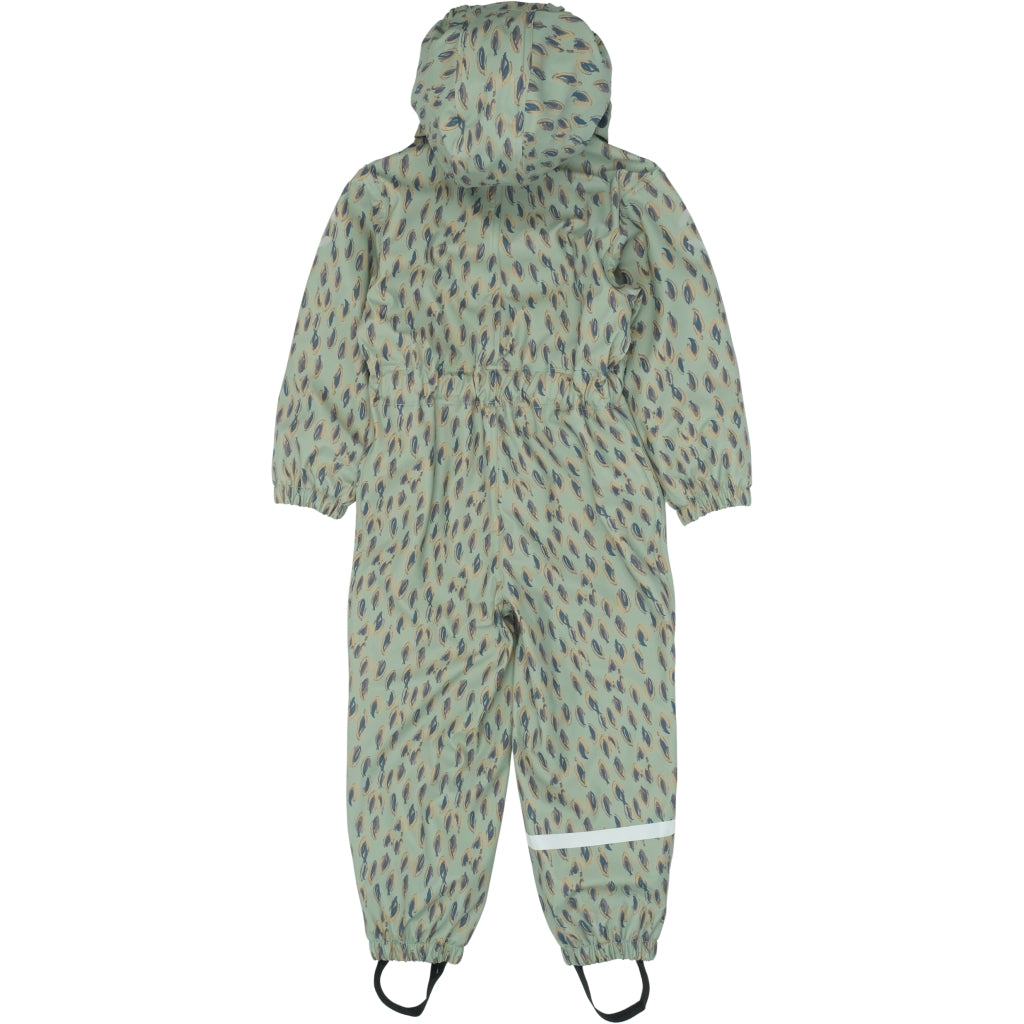 Mikk-Line PU Regndragt (Mønstret) Regntøj Iceberg Green