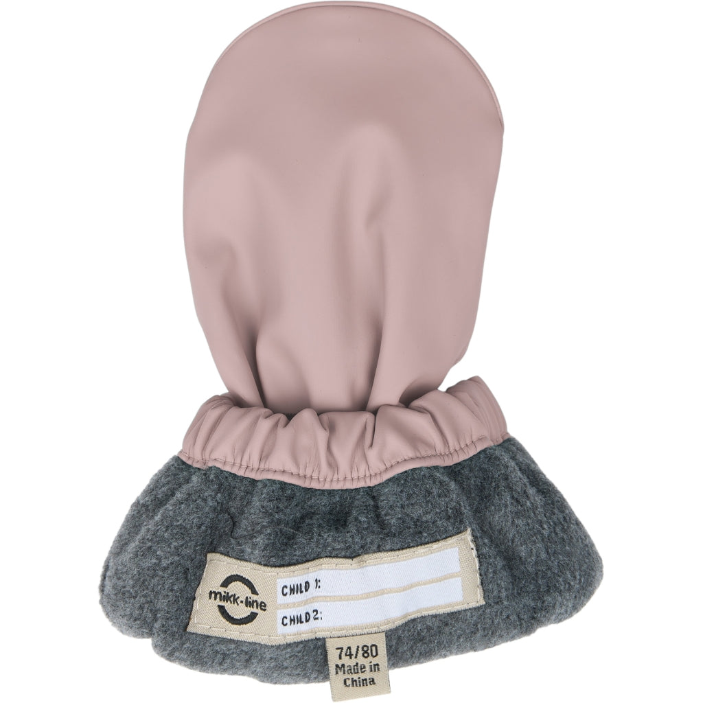 Mikk-Line PU Regnfutter (Fleeceforet) Handsker og luffer Adobe Rose