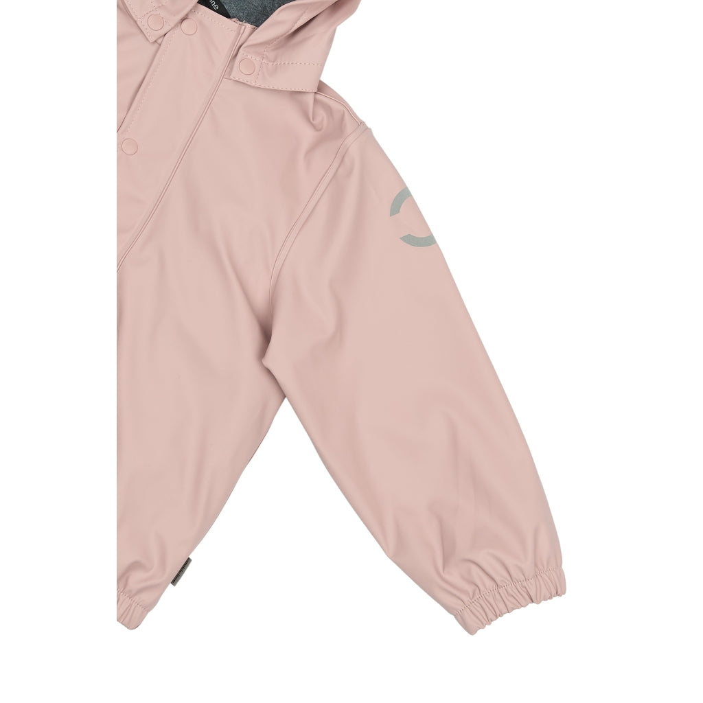 Mikk-Line PU Regnjakke (Ensfarvet) Regntøj Adobe Rose