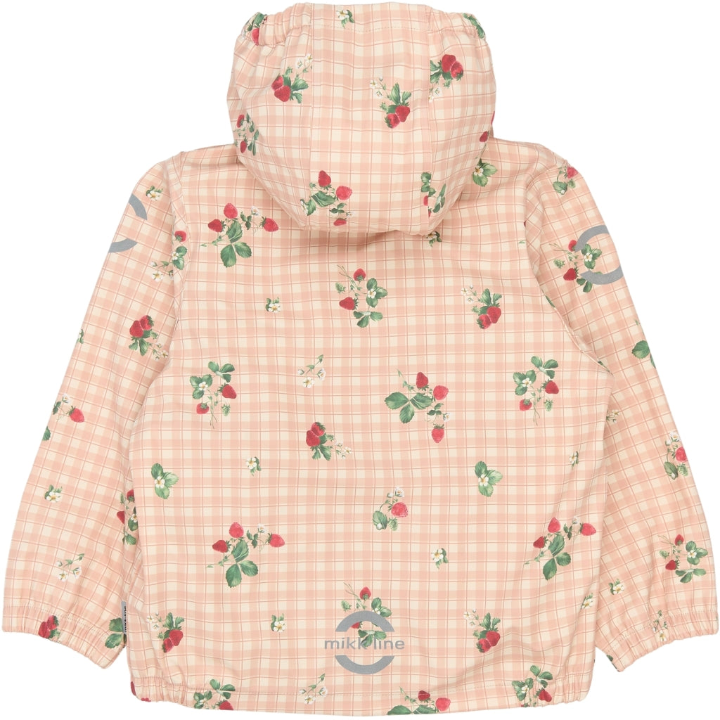 Mikk-Line PU Regnjakke (Mønstret) Regntøj Strawberry AOP