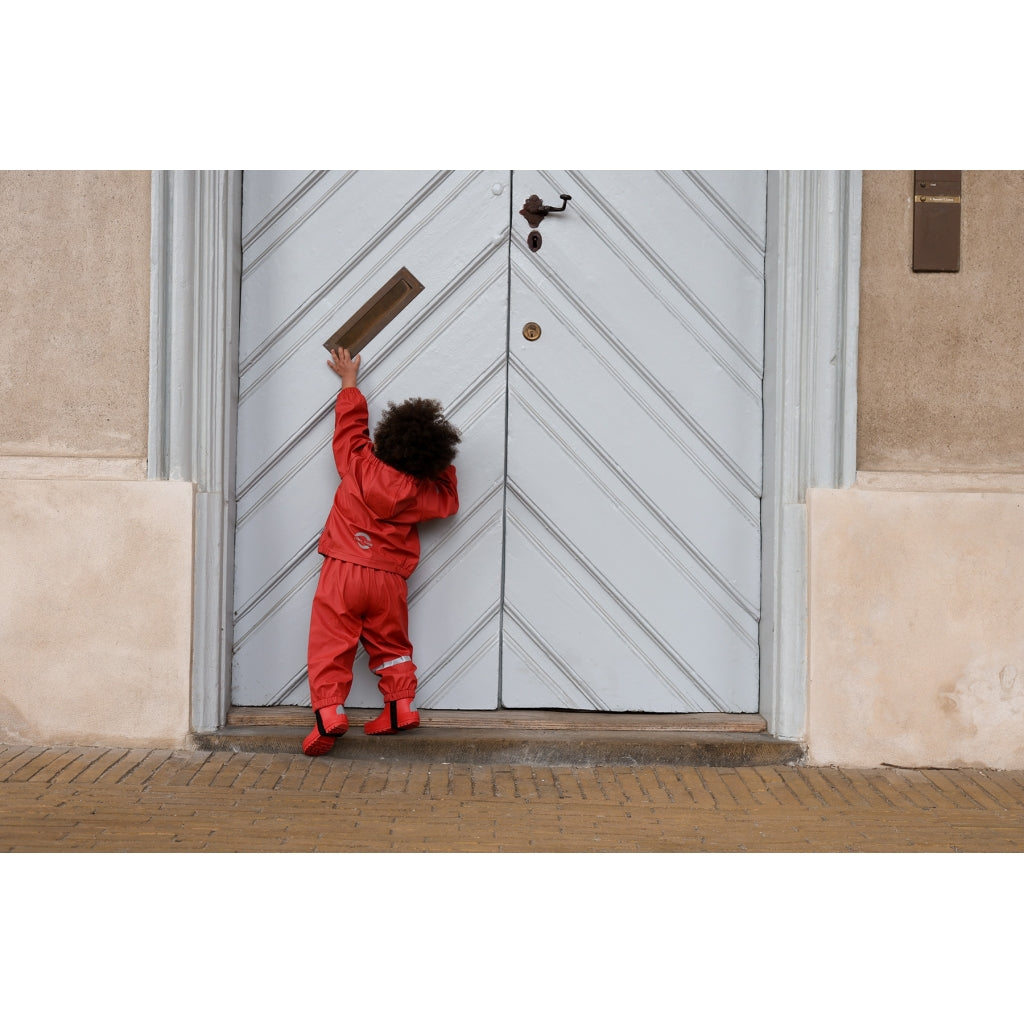 Mikk-Line PU Regntøj (Alm. Bukser) Regntøj Cranberry