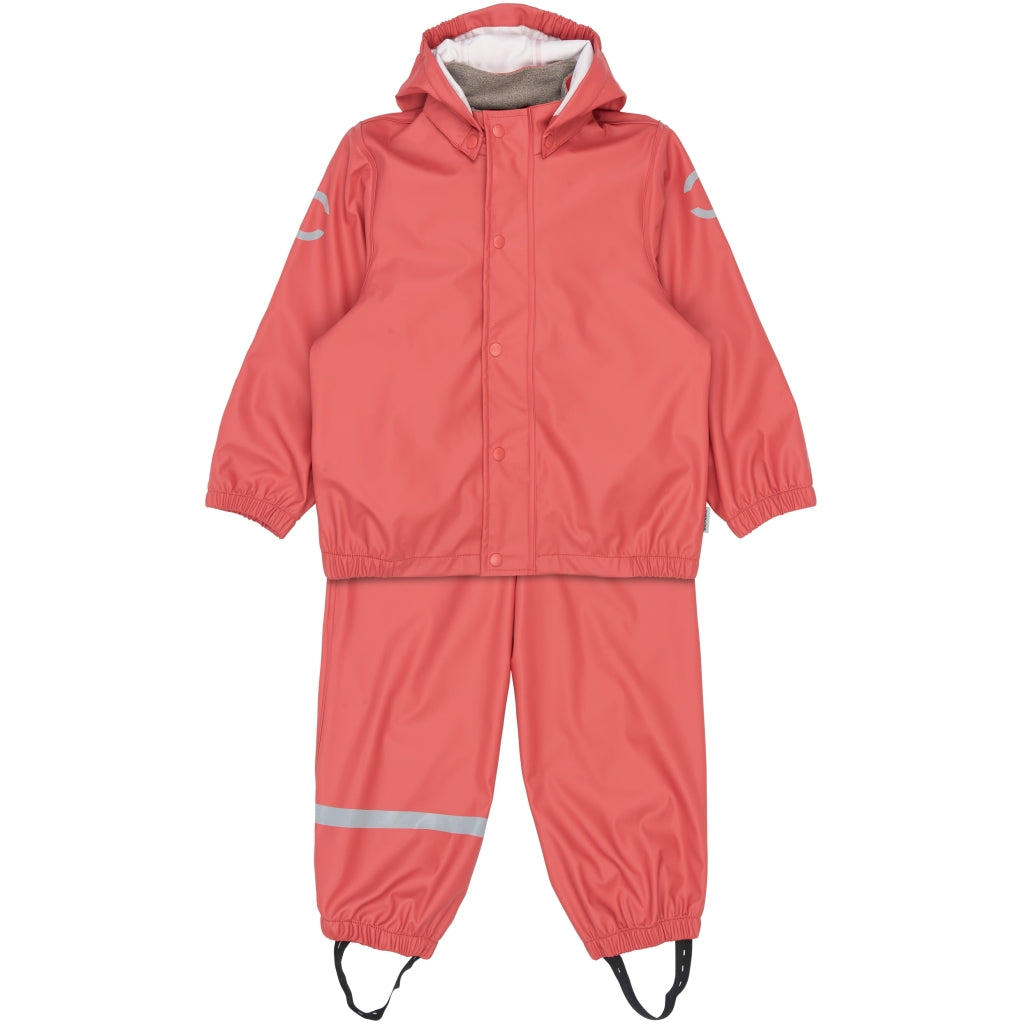 Mikk-Line PU Regntøj (Alm. Bukser) Regntøj Cranberry