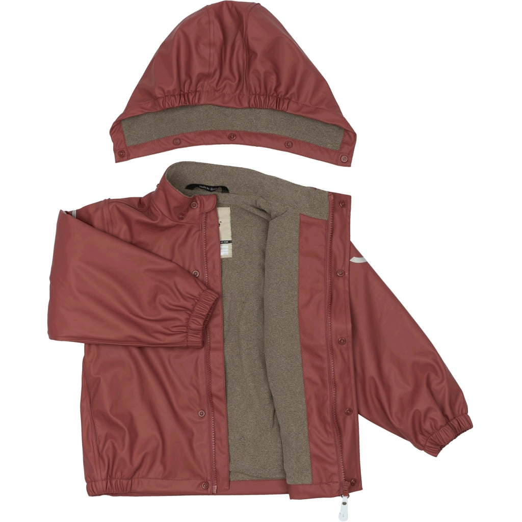 Mikk-Line PU Regntøj Fleece Foret (smækbukser 74-104) Regntøj Apple Butter