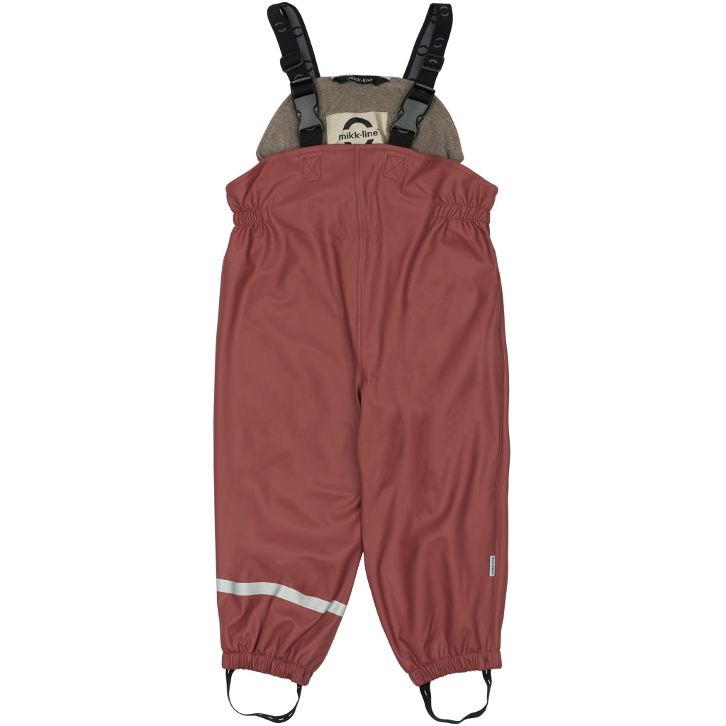 Mikk-Line PU Regntøj Fleece Foret (smækbukser 74-104) Regntøj Apple Butter