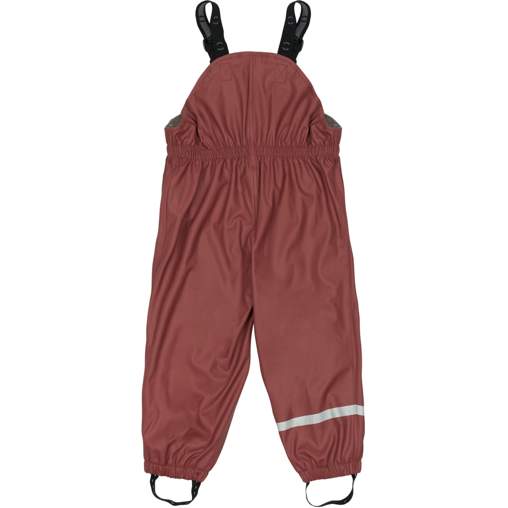 Mikk-Line PU Regntøj Fleece Foret (smækbukser 74-104) Regntøj Apple Butter