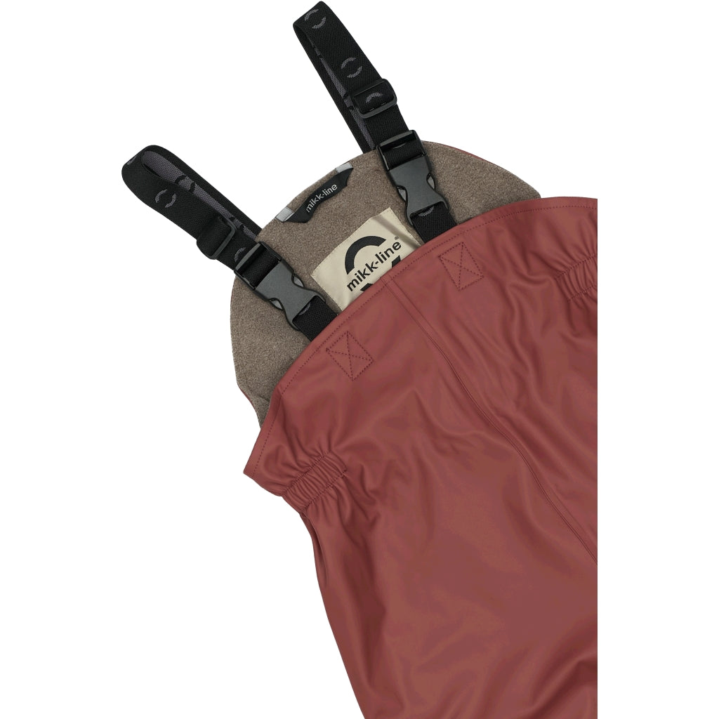 Mikk-Line PU Regntøj Fleece Foret (smækbukser 74-104) Regntøj Apple Butter
