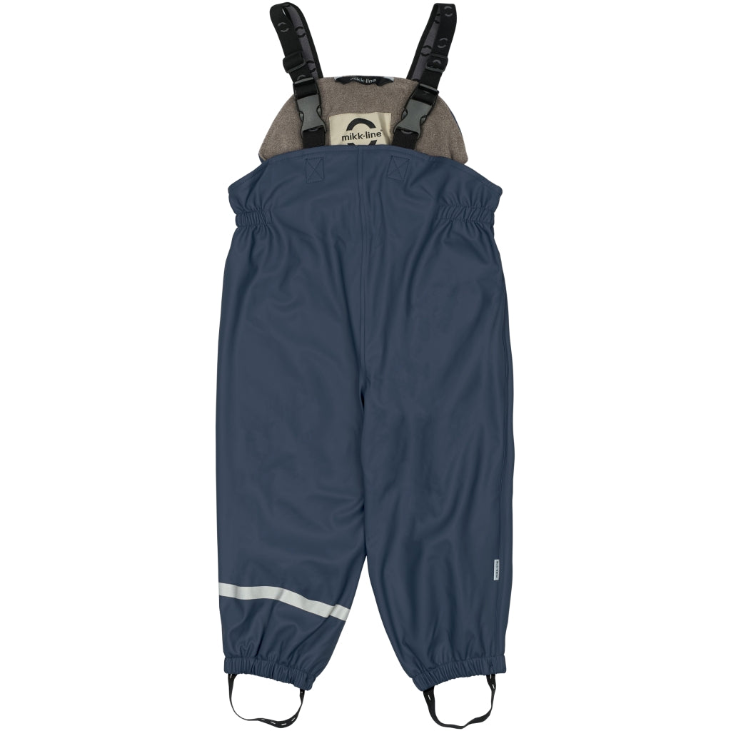 Mikk-Line PU Regntøj Fleece Foret (smækbukser 74-104) Regntøj Blue Nights