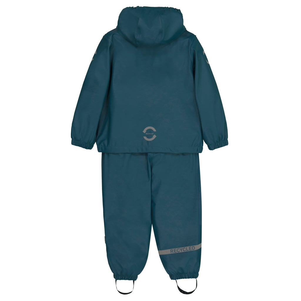 Mikk-Line PU Regntøj Fleece Foret (smækbukser 74-104) Regntøj Orion Blue