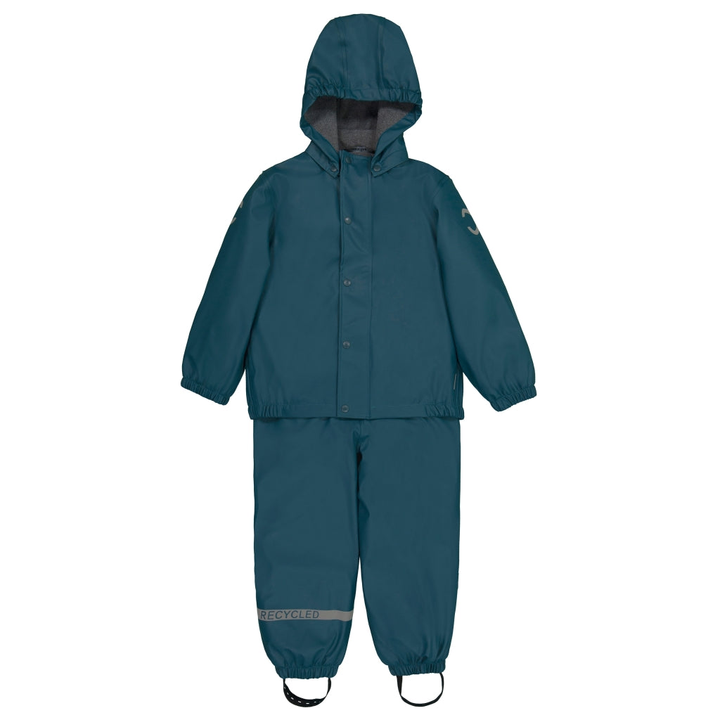 Mikk-Line PU Regntøj Fleece Foret (smækbukser 74-104) Regntøj Orion Blue