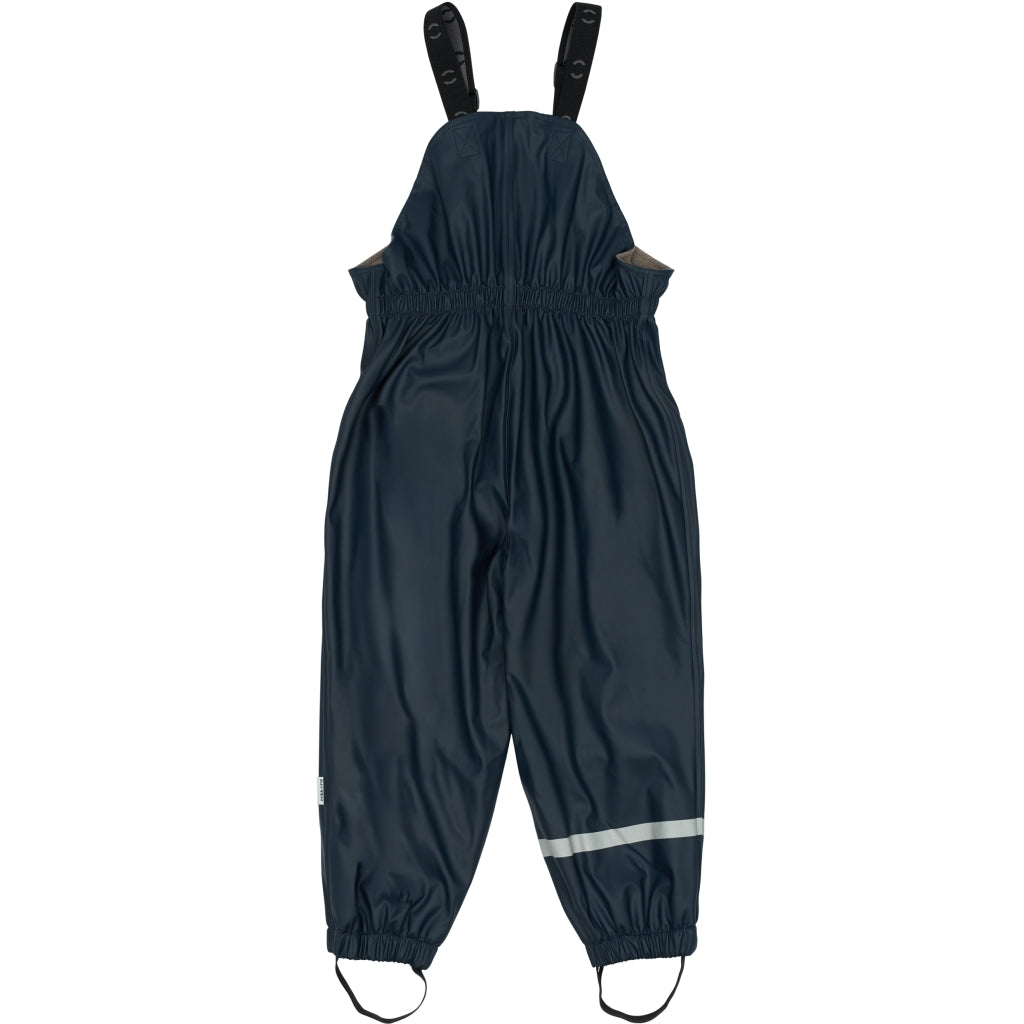 Mikk-Line PU Regntøj Fleece Foret (smækbukser 74-104) Regntøj Iceberg Green