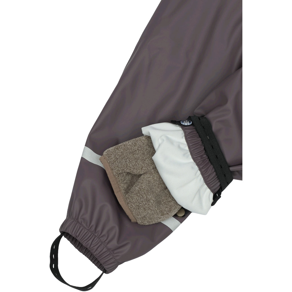 Mikk-Line PU Regntøj Fleece Foret (smækbukser 74-104) Regntøj Sparrow