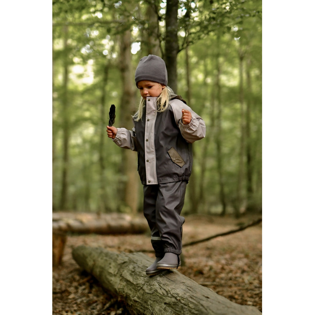 Mikk-Line PU Regntøj Fleece Foret (smækbukser 74-104) Regntøj Sparrow