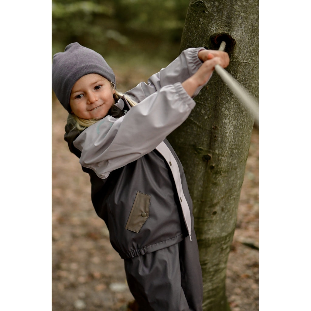 Mikk-Line PU Regntøj Fleece Foret (smækbukser 74-104) Regntøj Sparrow