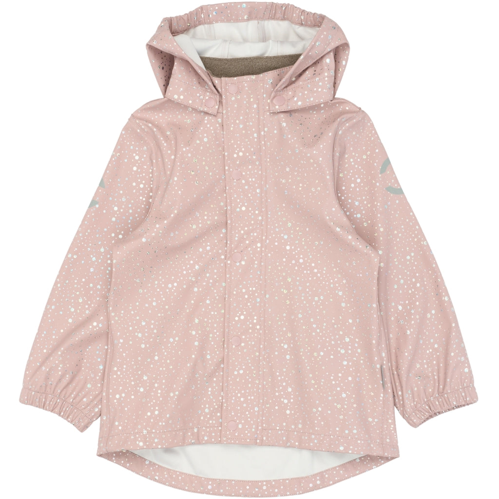 Mikk-Line PU Regntøj Glitter Mønstret (Seler 74-104) Regntøj Adobe Rose