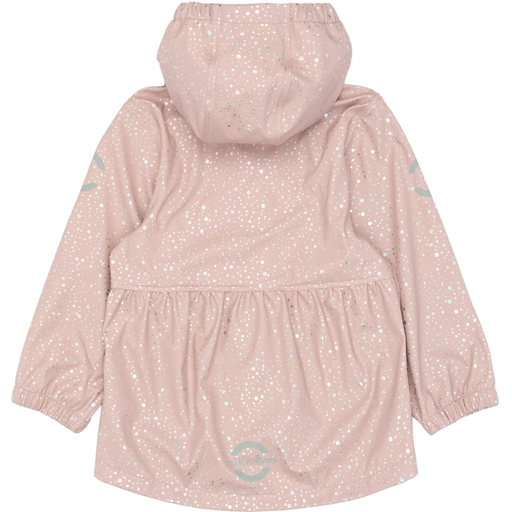 Mikk-Line PU Regntøj Glitter Mønstret (Seler 74-104) Regntøj Adobe Rose