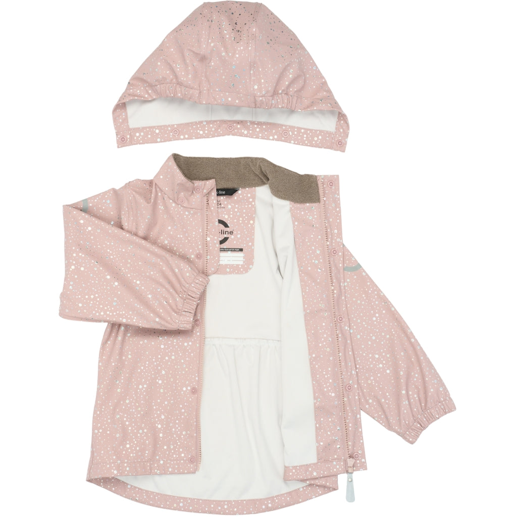 Mikk-Line PU Regntøj Glitter Mønstret (Seler 74-104) Regntøj Adobe Rose