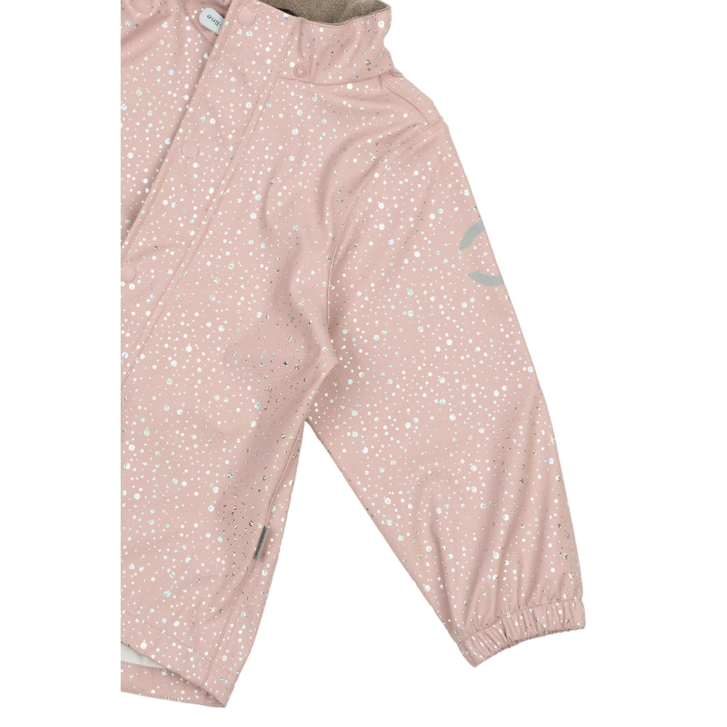 Mikk-Line PU Regntøj Glitter Mønstret (Seler 74-104) Regntøj Adobe Rose