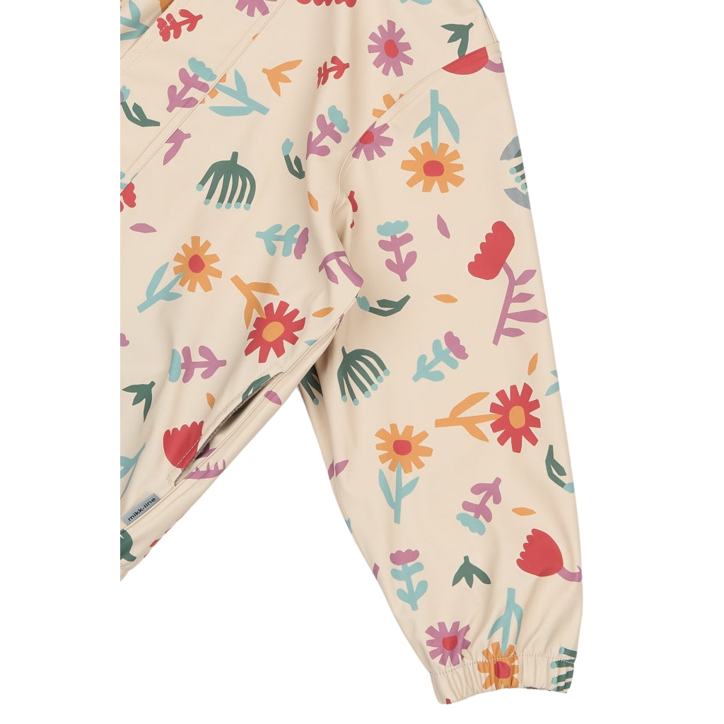 Mikk-Line PU Regntøj Mønstret (Seler 74-104) Regntøj Retro Flower AOP