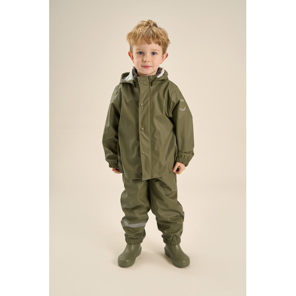 Mikk-Line PU Regntøj (Seler) Regntøj Dusty Olive