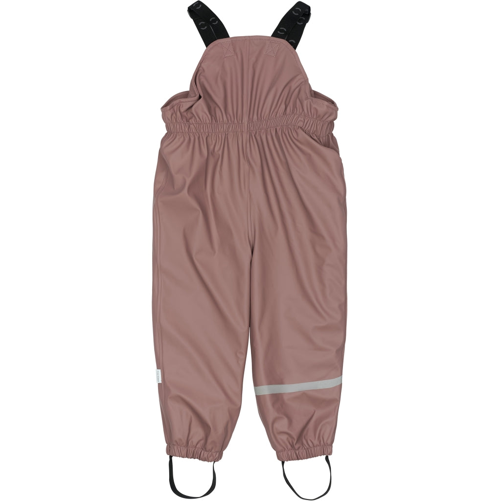 Mikk-Line PU Regntøj Vatteret & Dyredetaljer (smækbukser 80-104) Regntøj Twilight Mauve