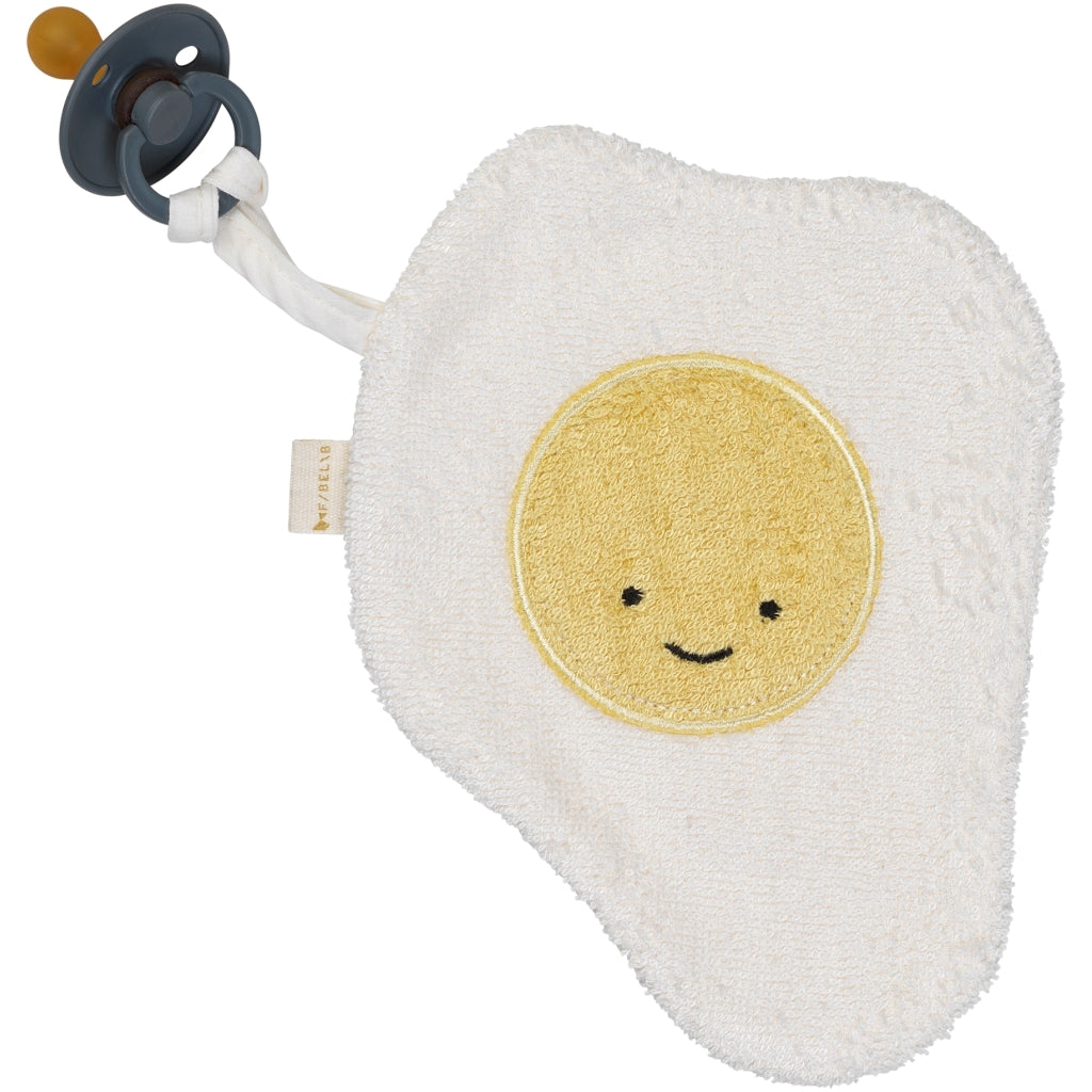 Fabelab Pacifier Cuddle - Egg Cuddles Natural (unbleached cotton)