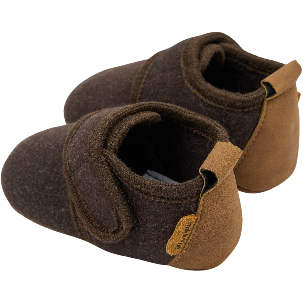 Mikk-Line Prewalker Felt Prewalker Chocolate Chip