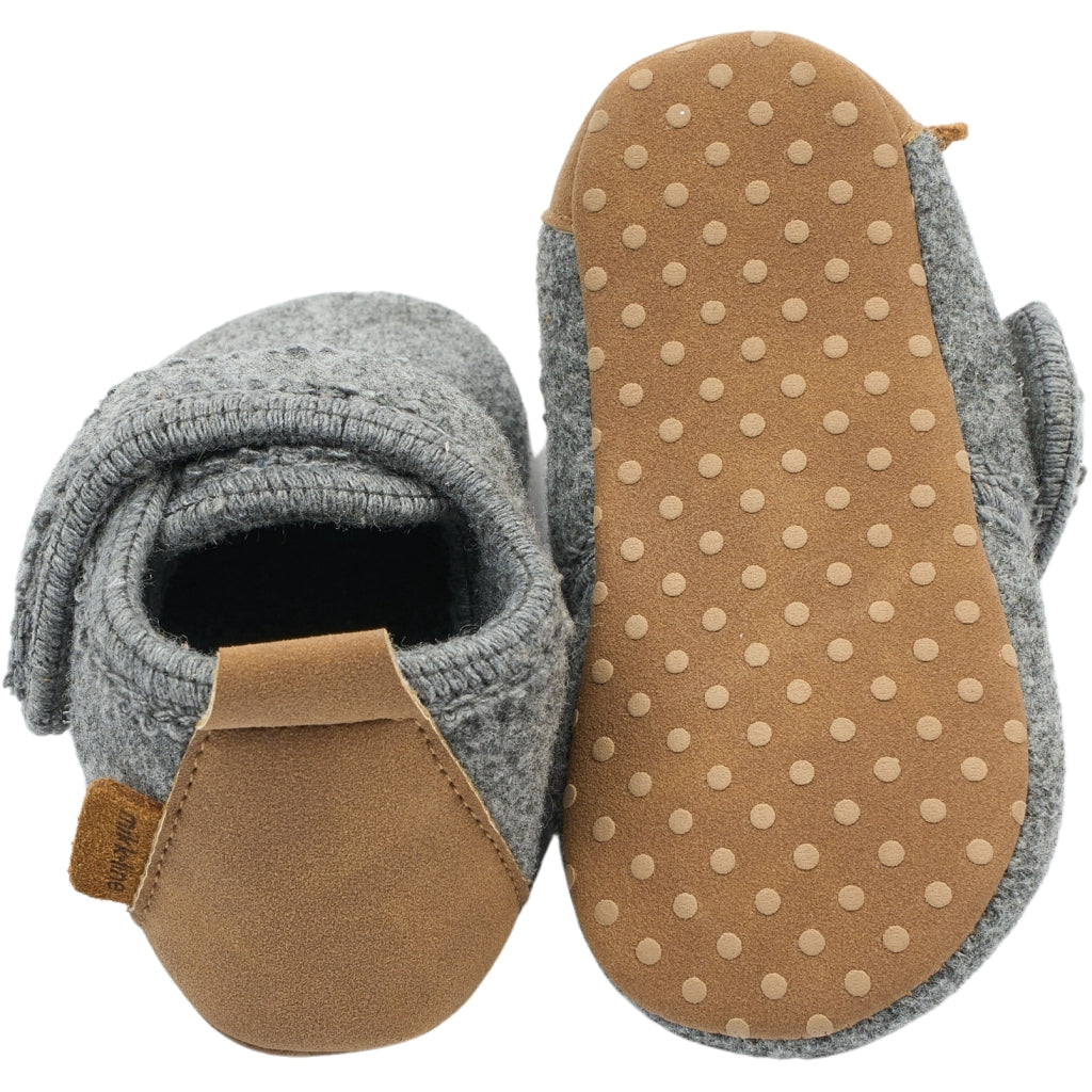 Mikk-Line Prewalker Felt Prewalker Light Grey Melange