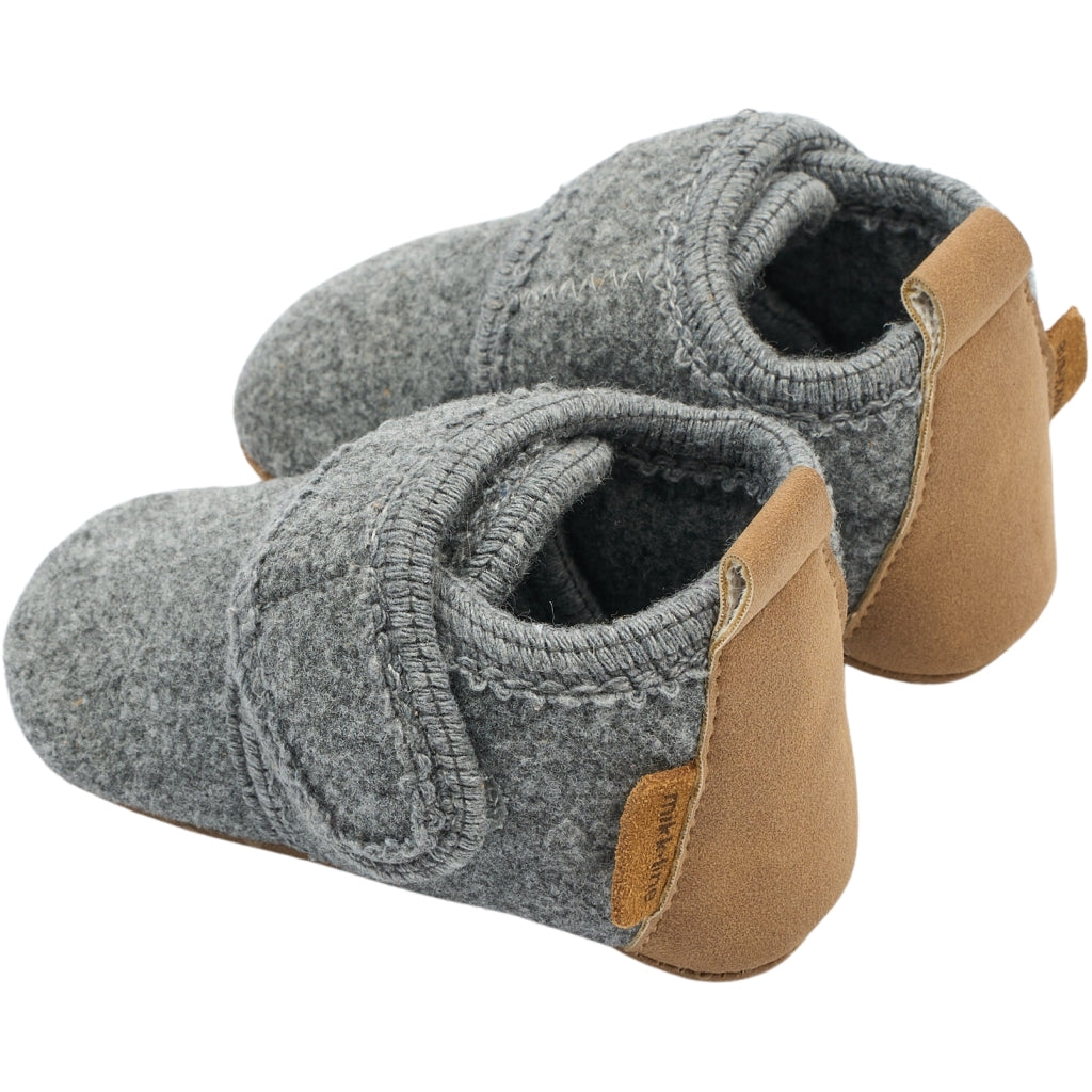 Mikk-Line Prewalker Felt Prewalker Light Grey Melange