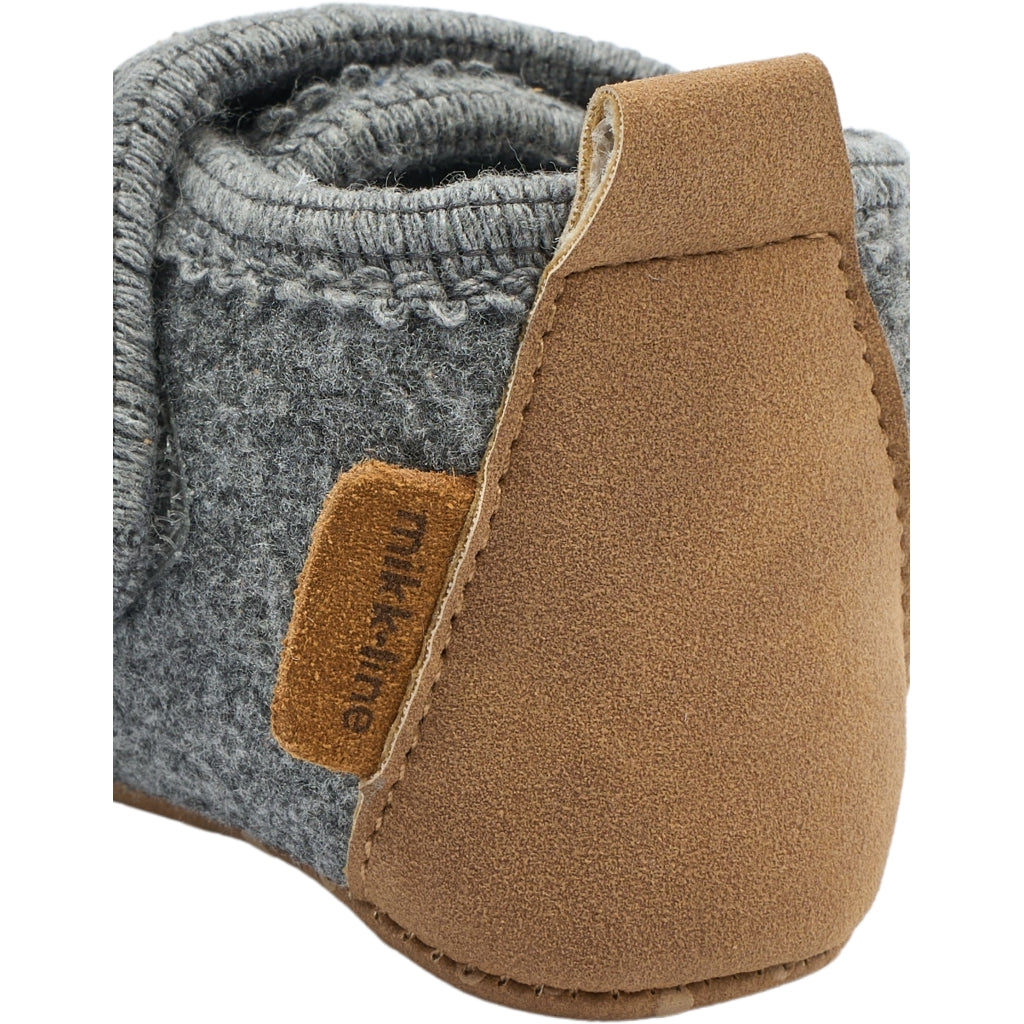 Mikk-Line Prewalker Felt Prewalker Light Grey Melange