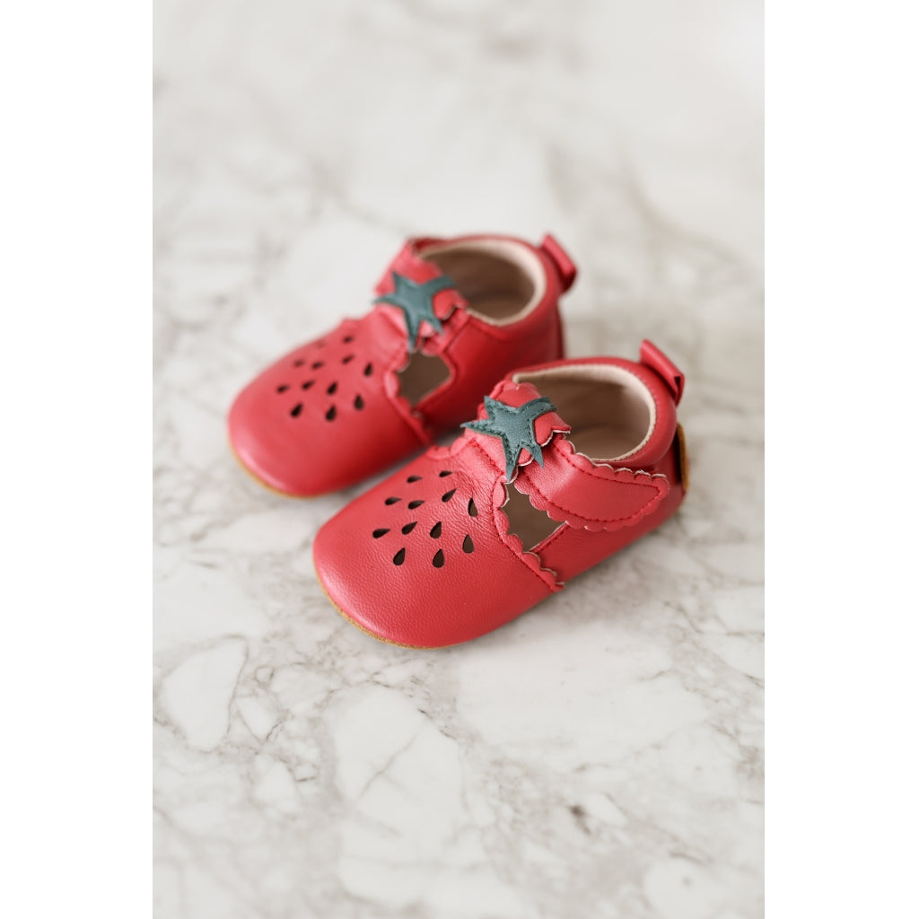 Mikk-Line Prewalker Læder Sandal Prewalker Canyon Rose