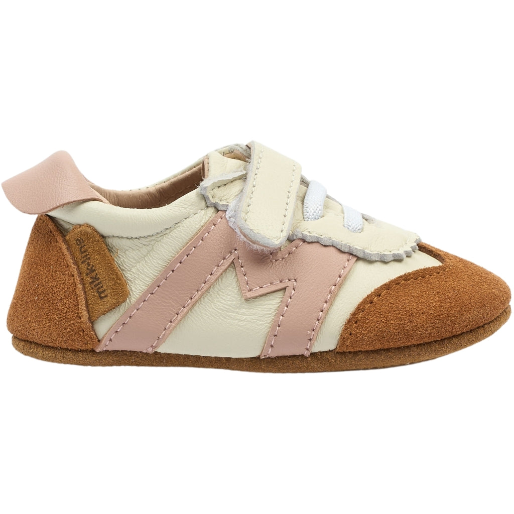Mikk-Line Prewalker Læder Sandal m/ Hjerte Prewalker Adobe Rose