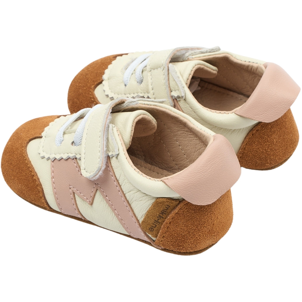 Mikk-Line Prewalker Læder Sandal m/ Hjerte Prewalker Adobe Rose