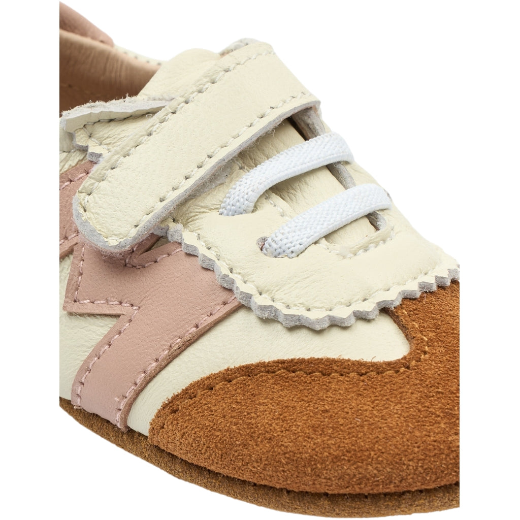 Mikk-Line Prewalker Læder Sandal m/ Hjerte Prewalker Adobe Rose