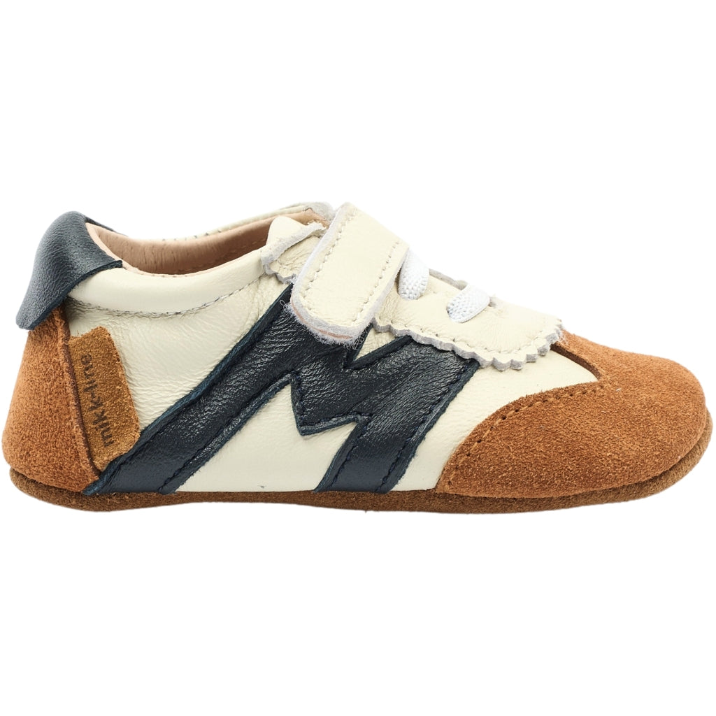 Mikk-Line Prewalker Læder Sandal m/ Hjerte Prewalker Blue Nights
