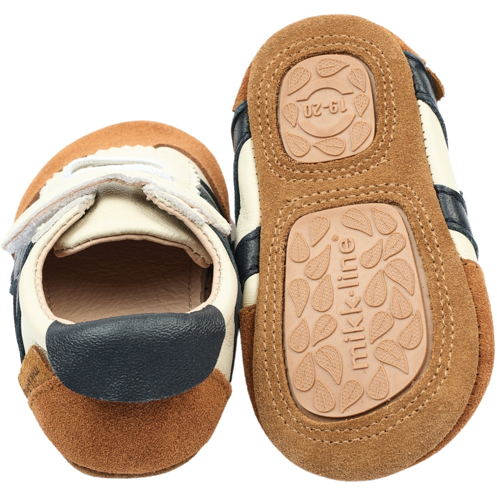 Mikk-Line Prewalker Læder Sandal m/ Hjerte Prewalker Blue Nights