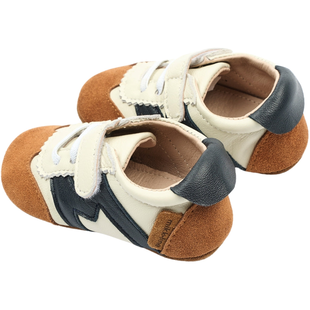 Mikk-Line Prewalker Læder Sandal m/ Hjerte Prewalker Blue Nights