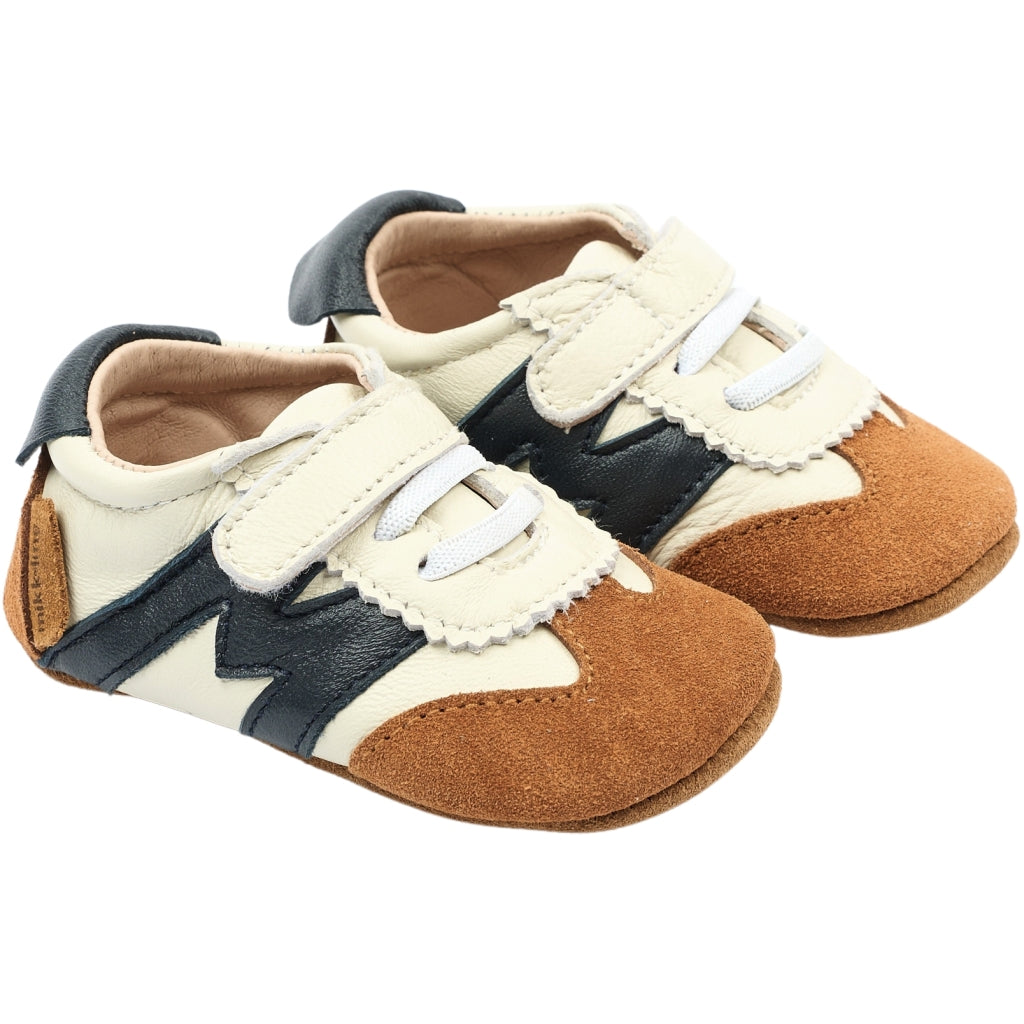 Mikk-Line Prewalker Læder Sandal m/ Hjerte Prewalker Blue Nights