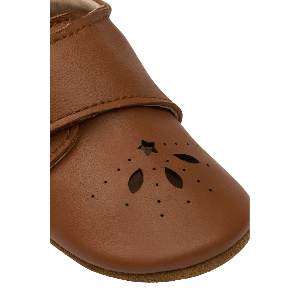 Mikk-Line Prewalker Leather Star Prewalker Cognac