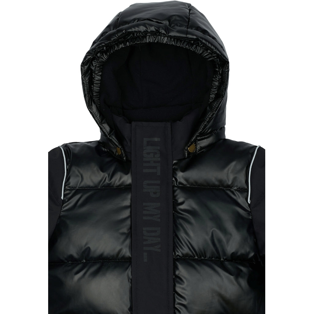 Mikk-Line Puffer Jacket Mix Jakker Black