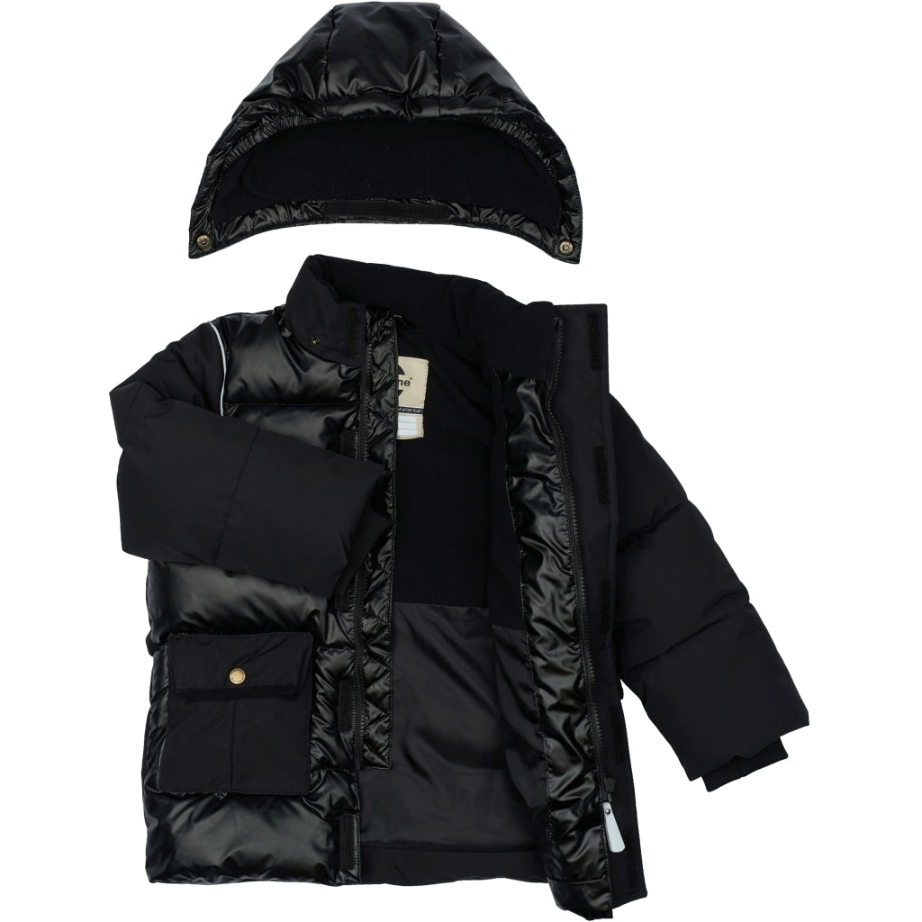 Mikk-Line Puffer Jacket Mix Jakker Black