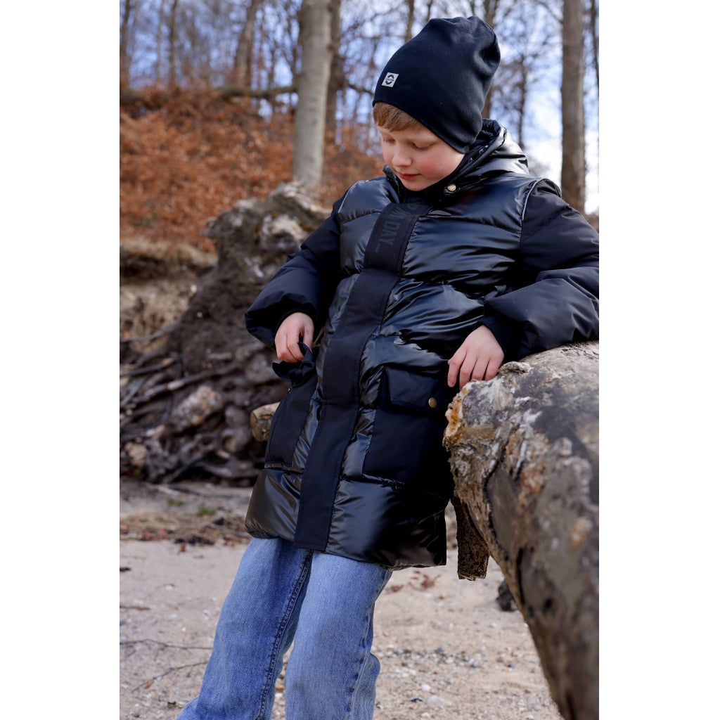Mikk-Line Puffer Jacket Mix Jakker Black